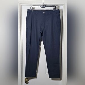 Birddogs Pants Slim Fit Size 32X30 Midnight Navy Performance Stretch No Liner